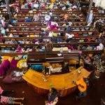 CIDADE DO CABO, ÁFRICA DO SUL - JANEIRO Refugiados na Igreja Metodista Central na Praça do Mercado Verde em 23 de janeiro de 2020 na Cidade do Cabo. (Foto: Gallo Images / Jacques Stander)